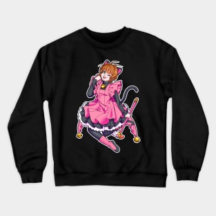 Kitty Sakura Crewneck Sweatshirt